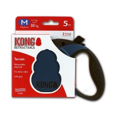 Kong Retractable Leash Terrain Blue Medium 5m (30 kg)