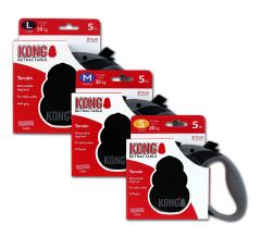 Kong Retractable Leash Terrain Black Small 5m (20 kg)