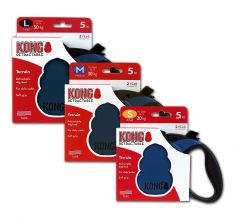 Kong Retractable Leash Terrain Blue Small 5m (20 kg)