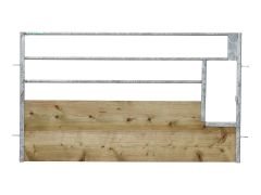 Schapen kraamhokhek hout, 150 x 85 cm met drinkbakuitsparing