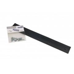 Mestschuif rubber 55cm canvas-versterkt met RVS bouten/moeren