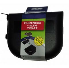 Muizenval muizenbox + muizenlem Zwart