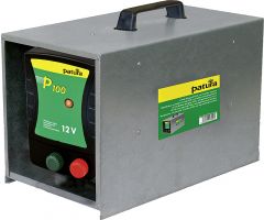 P100, schrikdraadapparaat voor 12 V batterij met draagbox