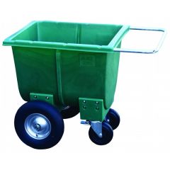 Halfpipe voerwagen 230 liter groen