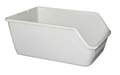 High-back Litter pan 61x45x25cm