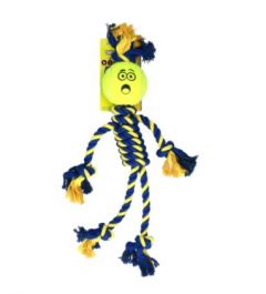 Braide Rope Giant Rasta Man met 10cm Tennis Ball