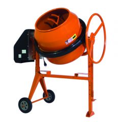 Betonmixmolenr 135 liter, met voetpedaal