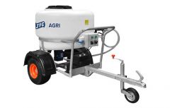 Quad watertank 340 liter, getrokken melktransporter met aftapkraan