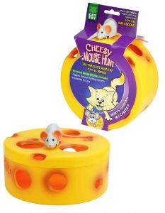 VisionSmart Cheesy Mouse Hunt Cat Toy