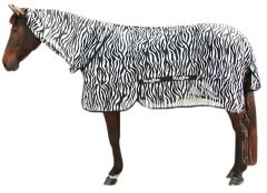 Vliegdeken Zebra incl. nekdeel 175cm